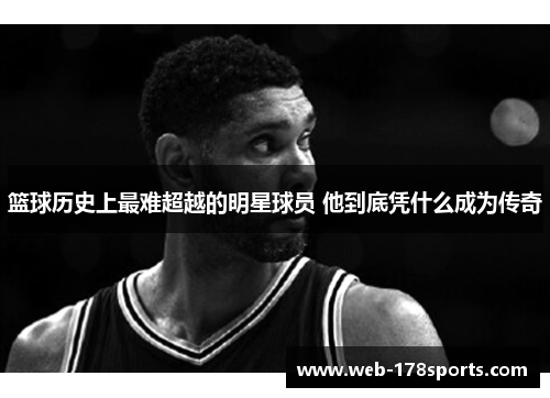 篮球历史上最难超越的明星球员 他到底凭什么成为传奇